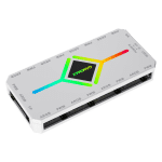Controlador para ventiladores Gamemax V4.0 HUB WHITE con control remoto para 8 ventiladores - Imagen 4