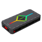 Controlador para ventiladores Gamemax V4.0 HUB BLACK con control remoto para 8 ventiladores - Imagen 2