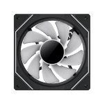Ventilador Gamemax FN12A-S8I-R ARGB negro para case de PC - Imagen 3