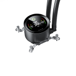 Cooler Gamemax ICEBURG 240 DIGITAL BK disipador de cobre con canales - Imagen 2