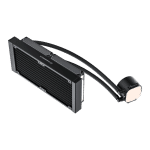 Cooler Gamemax ICEBURG 240 DIGITAL BK disipador de cobre con canales - Imagen 3