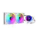 Cooler Gamemax ICECHILL 240V WHITE ARGB con disipador de cobre - Imagen 6