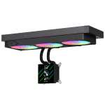 Cooler Gamemax GLACIER 360 ARGB digital liquido compatible con Intel y AMD - Imagen 2