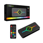 Controlador para ventiladores Gamemax V4.0 HUB BLACK con control remoto para 8 ventiladores
