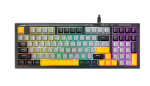 Teclado de membrana Marvo K638B 25 teclas con conexión alámbrica tipo c